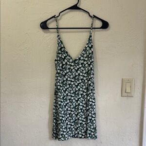 Reformation Marlowe Floral Green Dress